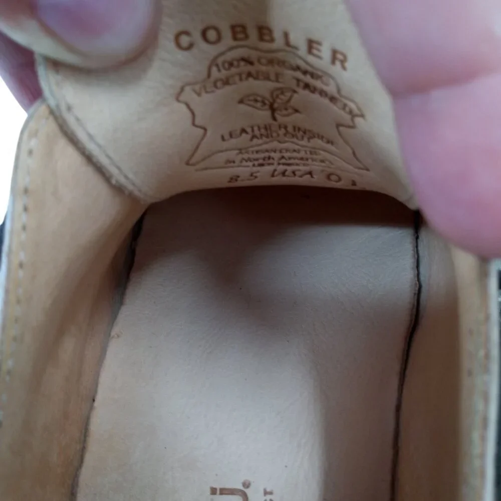 Bed Stu Lita Cobbler Wingtip Brogues Oxford Loafers Size 8.5 Leather Distressed